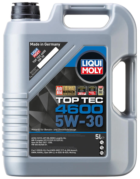Liqui Moly Motoröl Top Tec 4600. Motoröl 5w30 5l Top Tec 4600