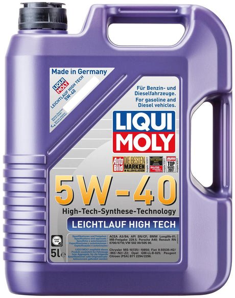 Liqui Moly Motoröl Leichtlauf High Tech Leichtl. Hightech 5w40 lm 5 ltr.