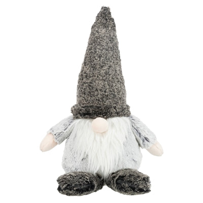 Trixie Weihnachtszwerg Plüsch grau