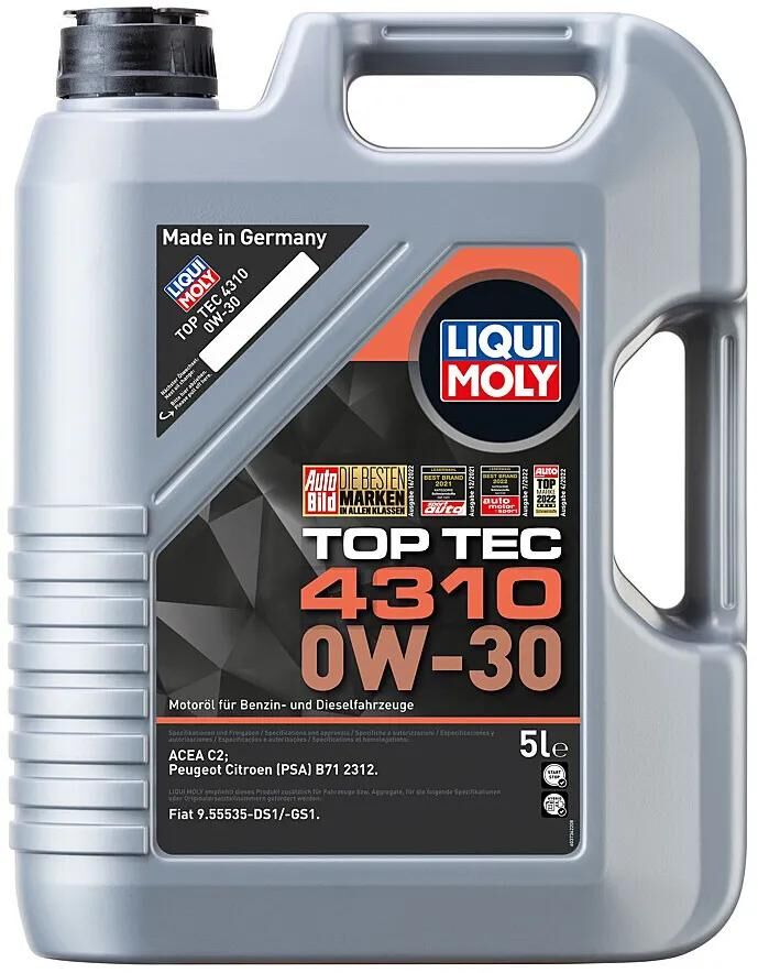 Liqui Moly Motoröl Top Tec 4310. Öl Top Tec 4310 0w-30 5l