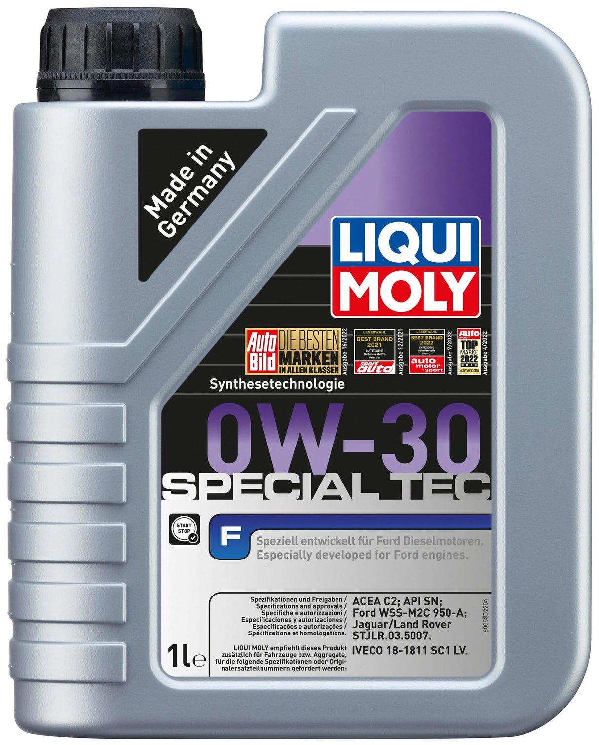 Liqui Moly Motoröl Special Tec f . Special Tec F 0w-30 1ltr.