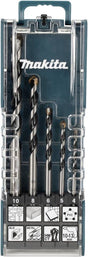 Makita e-14255 Hartmetall-Multifunktionsbohrer-Set 5-teilig 4 mm, 5 mm, 6 mm, 8 mm, 10 mm Schnellspannbohrfutter 1 Satz(e)