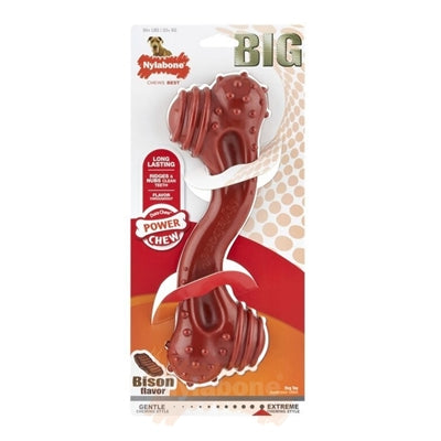 Nylabon Dura Power Chew Monster Curve Bone Bison Xtreme