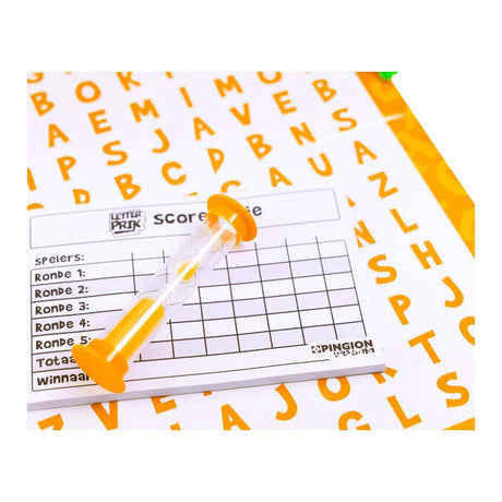 Pingion-Spiele – Brettspiel mit Buchstabenstanzer