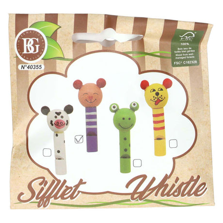 Tierpfeife aus Holz – 7 cm
