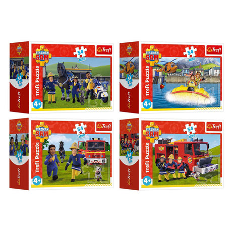 Brandweerman sam mini puzzel - 54st.