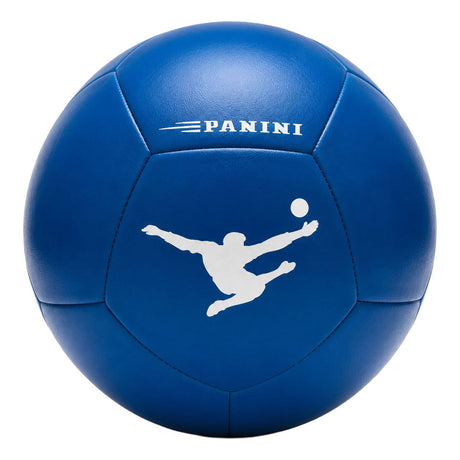 Panini voetbal maat 5 blauw met wit logo