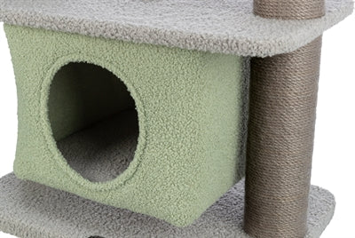 Trixie Kätzchen Kratzer Post Lunito Grey Mint Green