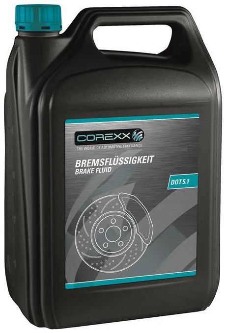 Corexx Bremsflüssigkeit Dot 5.1 Bremsflüssigkeit Dot5.1 5ltr. kann