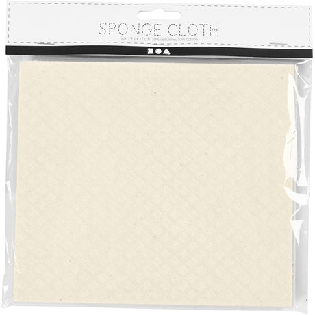 Kreativunternehmen https: www.cchobby.nl Sponge-cloth-size-17x19-5-cm-off-white-3-piece-1-box