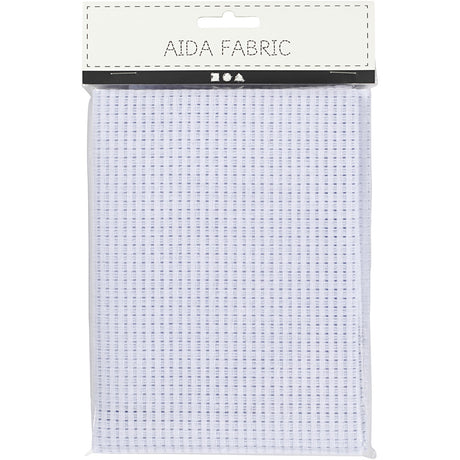 Creativ Company Aida, Größe 50x50 cm, 24 Quadrate je 10 cm, weiß, 1 Stück