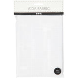 Kreativfirma Aida White 35 Quadrate pro 10 cm, 50x50 cm