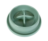 Glückliches Haustier verrückt nach Haustieren, die Eimer Adagio Slow Feeder Sage Green füttern