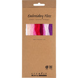 Creativ Company Stickgarn, Stärke 1 mm, Lila-Rosa-Harmonie, 10x8 m 1 Box