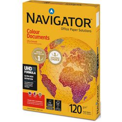 Papier colour documents navigator a4 120gr wit