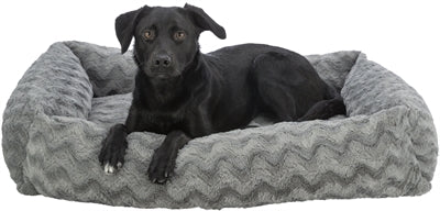 Trixie be eco vital Hundebett Loki Soft Edition recyceltes Grau