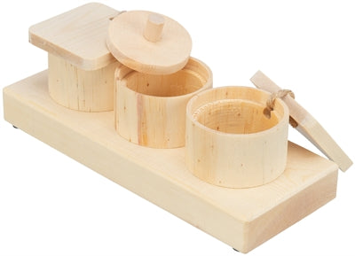 Trixie Snackbecher für Ratten und Kaninchen aus Holz