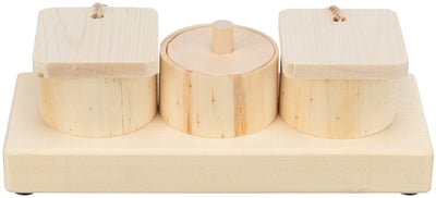 Trixie Snackbecher für Ratten und Kaninchen aus Holz