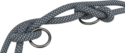 Trixie Soft Rope Hundeleine verstellbar schwarz grau