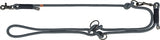 Trixie Soft Rope Hundeleine verstellbar schwarz grau