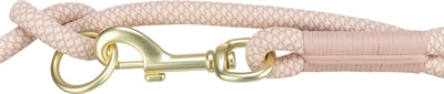 Trixie Soft Rope Hundeleine verstellbar rosa hellrosa