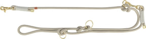 Trixie Soft Rope Hundeleine verstellbar grau hellgrau