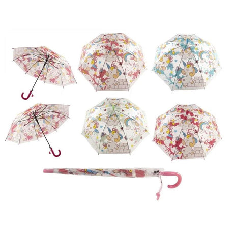 Regenschirm Einhorn 50cm 4-fach sortiert