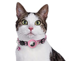 Croci Halsband Katze mit Markenhalter rosa