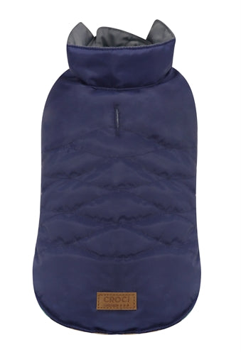 Croci Hundemantel Öko-Glam, recyceltes Blau