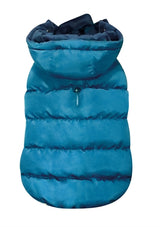 Croci Hundemantel mit Samtfutter in Blau