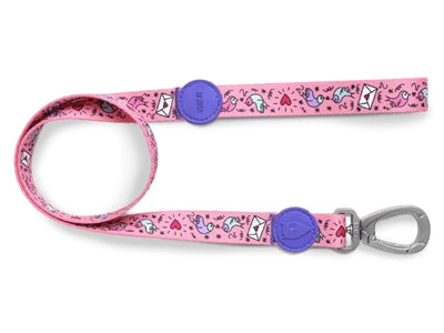Morso Hundeleine recyceltes süßes Tweet-Rosa