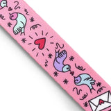 Morso norwegisches Hundegeschirr, recycelt, süßes Tweet-Rosa