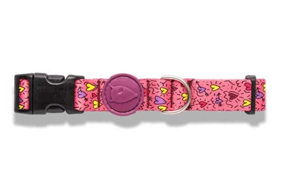Morso Hundehalsband recycelt rosa Think Pink