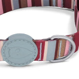 Morso Hundehalsband recycelt Skyline rot rosa