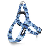 Morso Mini-Hundegeschirr, verstellbar, recyceltes Spritzblau
