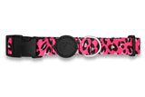 Morso Hundehalsband recyceltes Bubble Leo Pink