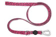 Morso Hundeleine, verstellbar, recycelte Blase, Leo-Rosa