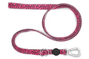 Morso Hundeleine, verstellbar, recycelte Blase, Leo-Rosa
