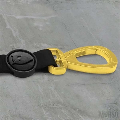 Morso Hundeleine verstellbar, recyceltes Gold, Kaviargold