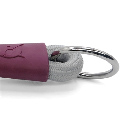 Morso Half Slip Hundehalsband, weiches Seil, recycelt, Grau