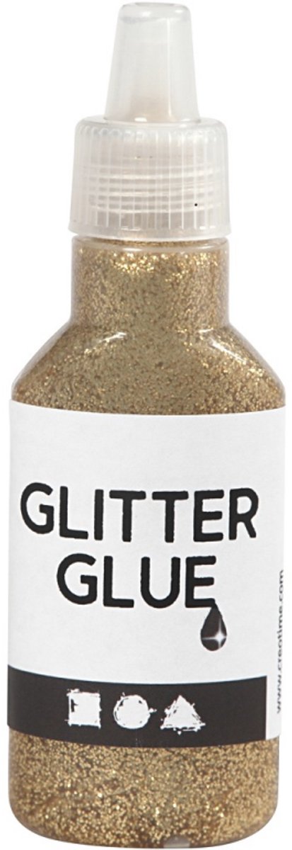 Creativ Company Glitzerkleber Gold, 25ml