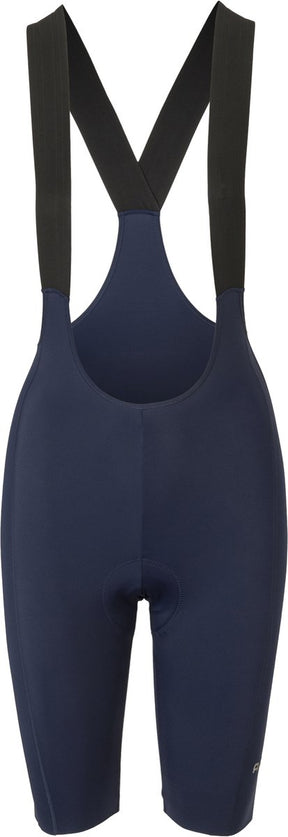 Agu comfort plus - bibshort - fietsbroek - wielrenbroek - dames - blauw - l - compressie - ademend - naadloze bretels met ventilatie - siliconen gripper