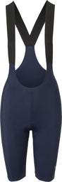 Agu comfort plus - bibshort - fietsbroek - wielrenbroek - dames - blauw - l - compressie - ademend - naadloze bretels met ventilatie - siliconen gripper