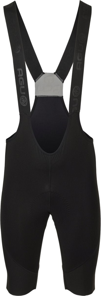 Agu enduro plus - bibshort - heren - fietsbroek - wielrenbroek - compressie - ademend - siliconen gripper - naadloze bretels - zwart - xxl