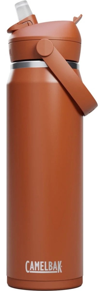 Camelbak Thrive Flip Straw – Vakuumisoliert – Isoliertrinkflasche – 750 ml – Rot (Sierra Red)