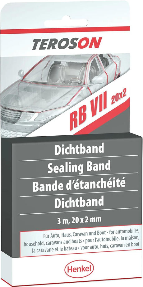 Teroson Kunststoffdichtband Terostat VII (Terostat Rundprofil) Terostat VII 20x2mm 3m SB weißes Dichtband