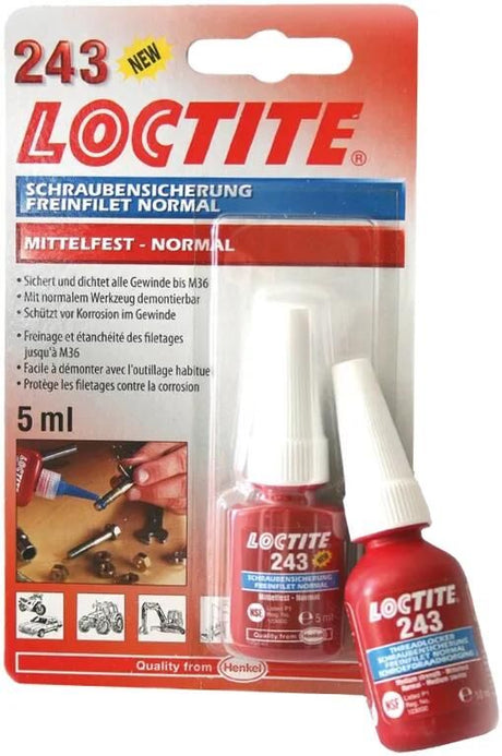 Loctite 243 grundierungsloser Schraubensicherungslack 5 ml