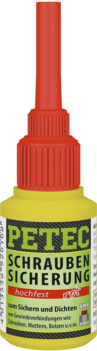 Petec Schraube Sicherheitsschraubensicherung 10g hochfest rot