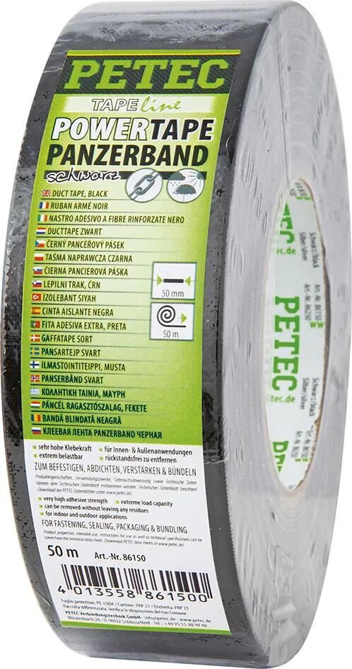 Petec Textilband Powertape Panzerband Panzerband SW 50mm 50mtr.
