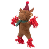 Trixie Weihnachts-Rentier-Plüsch-Zahnseide-Seil